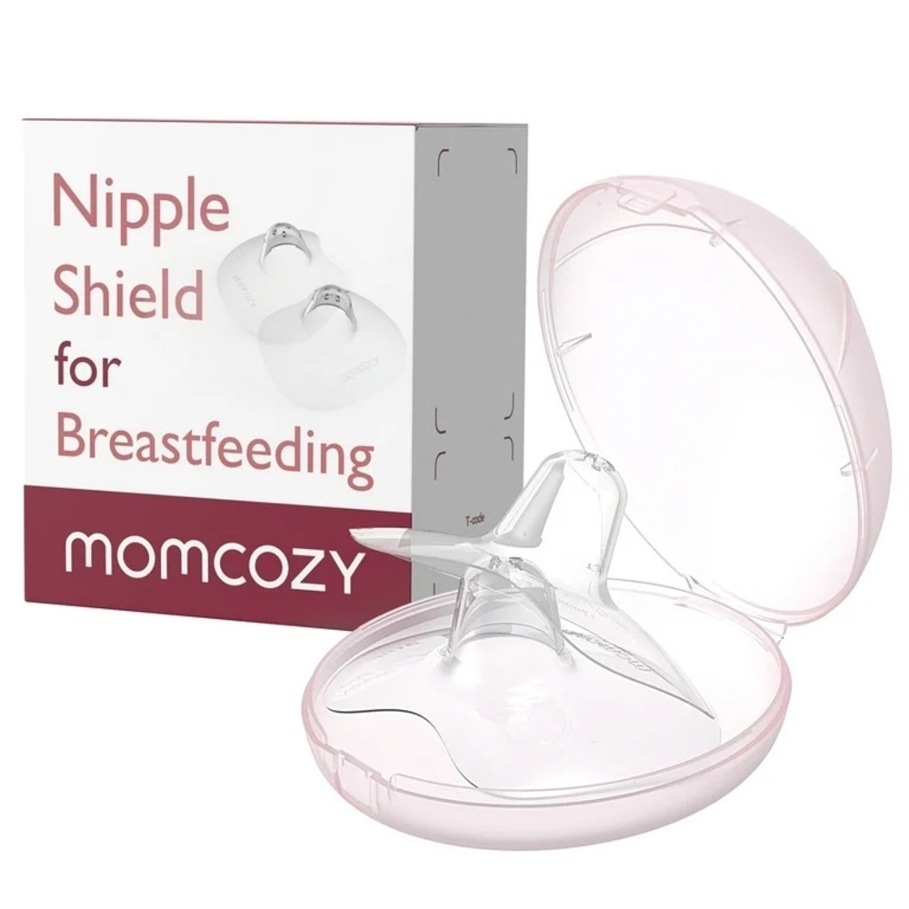 Momcozy Contact Silicone Nipple Shields for Breastfeeding, Ultra-Thin 24mm